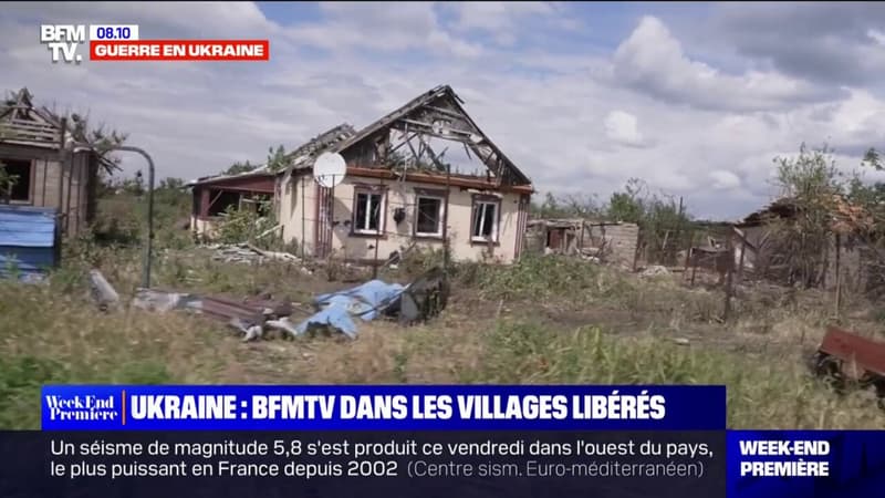 Guerre en Ukraine: au coeur des villages libérés par Kiev