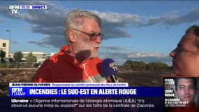 Feux de forêts dans l'Hérault: "Notre mission est de faire de la prévention feux de forêt", explique Jean-Pierre Olivares