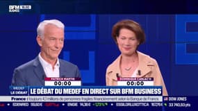 Débat pour la présidence du Medef