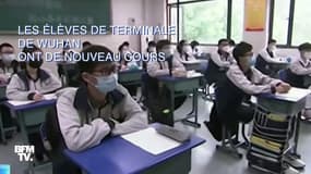 Après plusieurs mois sans école, les lycéens de Wuhan reprennent les cours 