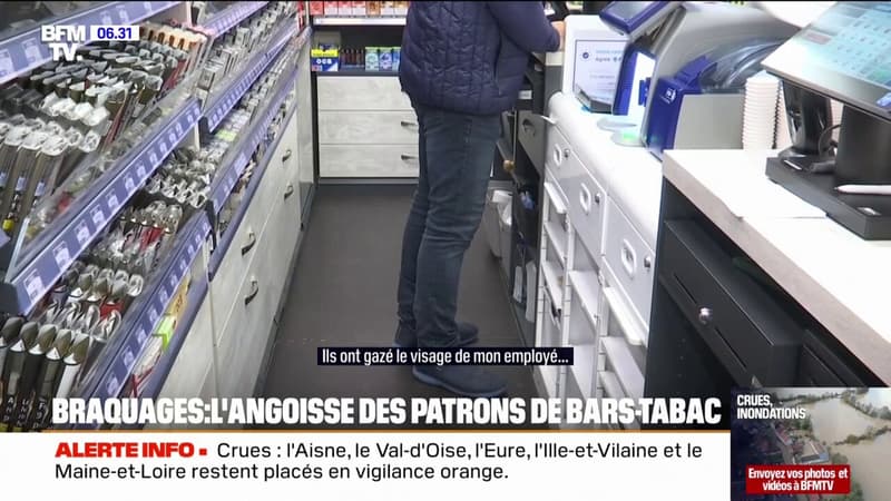 Braquages: l'angoisse des patrons de bars-tabac