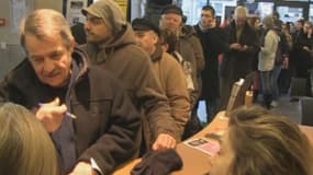 A l'office de tourisme de Mende, les habitants se sont bousculés pour acheter les 500 places disponibles pour le match Mende-Le Havre.