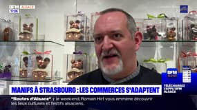 Face aux manifestations à Strasbourg, les commerçants contraints de s'adapter