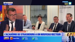 Strasbourg: "Chaque élève a un enseignant devant lui", a assuré le recteur Olivier Klein 