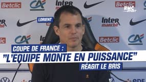 Coupe de France : "L'équipe monte en puissance" réagit Le Bris après l'élimination de Lorient