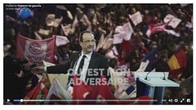 Sur le site de la primaire de gauche, un clip vidéo se montre très critique envers François Hollande, Jérôme Cahuzac ou  Emmanuel Macron.