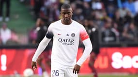 Nordi Mukiele avec le PSG en mai 2024