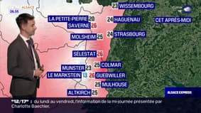 Météo Alsace: des nuages et quelques averses ce mercredi, jusqu'à 26°C à Sélestat