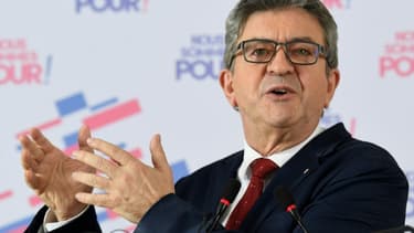 Jean-Luc Mélenchon le 14 janvier 2021 à Paris
