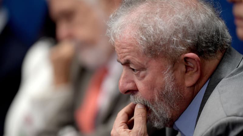 L'ancien président Luiz Inacio Lula da Silva, dit Lula, le 29 août 2016 à Brasilia.
