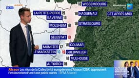 Météo Alsace: un mardi pluvieux et gris en Alsace, il fera jusqu'à 18°C à Strasbourg