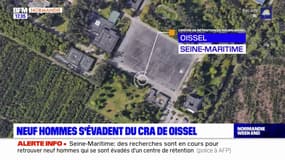 Seine-Maritime: neuf homme s'évadent du centre de rétention de Oissel
