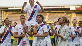 Fernando Ricksen lors d'un match de charité