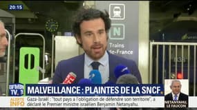 Actes de la malveillance: “Il y aura des sanctions administratives et un dépôt de plainte”, promet la SNCF