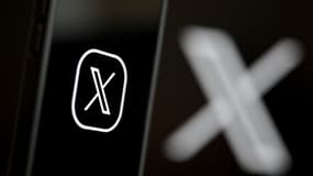 Le réseau social X (ex-Twitter) sur un smartphone.