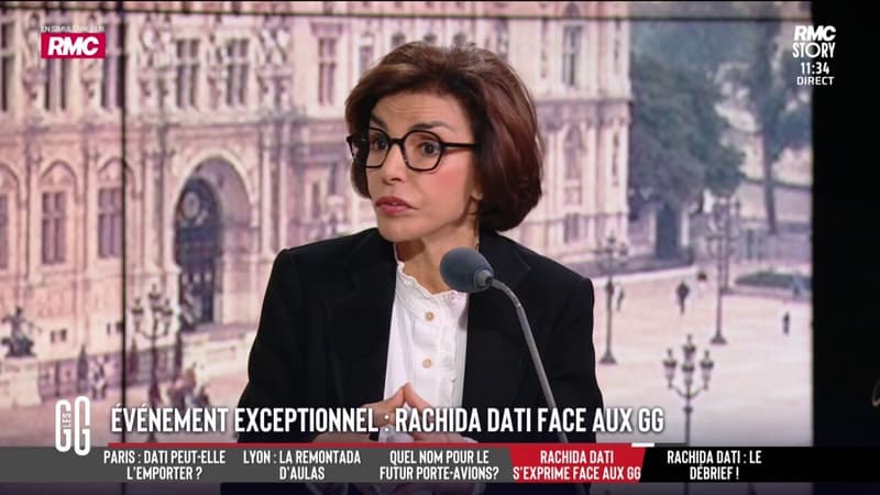 Municipales à Paris: "Si la gauche repasse, ce sera de manière définitive", fustige Rachida Dati