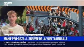 Tour d'Espagne: une manifestation propalestinienne perturbe la dernière étape de la Vuelta à Madrid