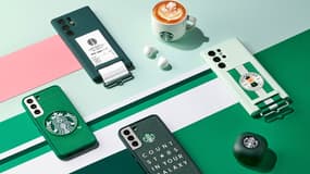 Starbucks et Samsung s'associent pour des produits dérivés.