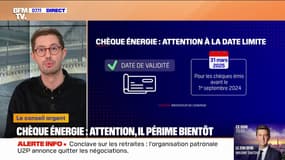Si votre chèque énergie a été émis avant le 1er septembre 2024, il ne sera bientôt plus valable... 