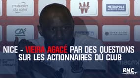 Nice - Vieira agacé par des questions sur les actionnaires du club