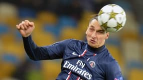 Zlatan Ibrahimovic, l'attaquant suédois du ¨PSG