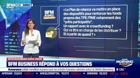 Le plan de relance va mettre en place des dispositifs pour renforcer les fonds propres des TPE/PME, notamment des prêts participatifs, de quoi s'agit-il? 