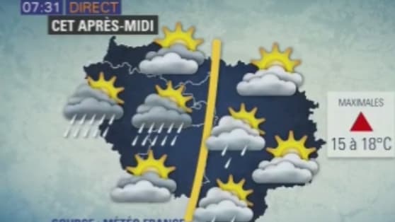 La météo de ce vendredi après-midi en Ile-de-France La météo de ce vendredi après-midi en Ile-de-France