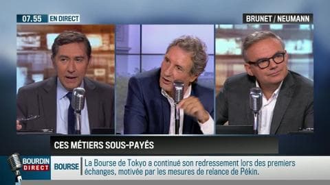 Brunet & Neumann : Revalorisation des métiers sous-payés: "C'est une addition de plusieurs milliards pour les contribuables français" - 27/08