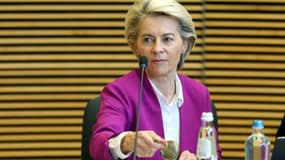 La présidente de la Commission européenne Ursula von der Leyen le 22 septembre 2021 à Bruxelles