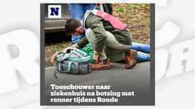 Venue assister au Tour des Flandres comme simple spectatrice, Anke Sneyers est une athlète paralympique, championne de Belgique de saut en hauteur (le 31/03/2024)