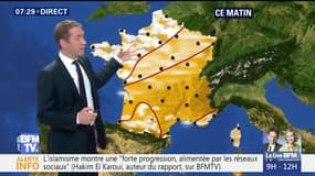 La météo pour ce lundi 10 septembre 2018