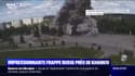 Ukraine: impressionnante frappe russe sur un centre culturel, près de Kharkiv