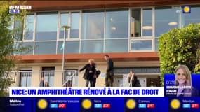 Nice: un amphithéâtre rénové énergétiquement à la fac de droit