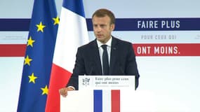 Emmanuel Macron présentait son "plan pauvreté" ce jeudi. 