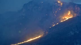 Un incendie près de Palerme, en Sicile, le 25 juillet 2023 