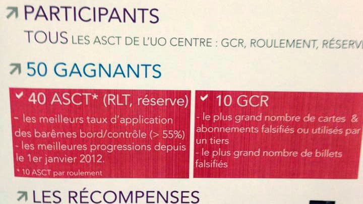 L'affiche déposée sur le tableau de service des contrôleurs de Centre L'affiche déposée sur le tableau de service des contrôleurs de Centre