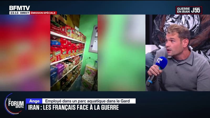 FORUM BFMTV - "Il y a 4 mois où je ne fais pas les courses": la stratégie d'Ange, qui stocke ses courses dans un immense cellier pour faire des économies