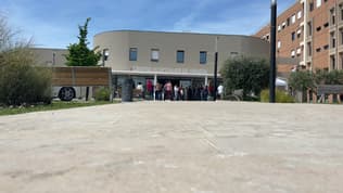 Le centre hospitalier de Grasse, en avril 2024. 