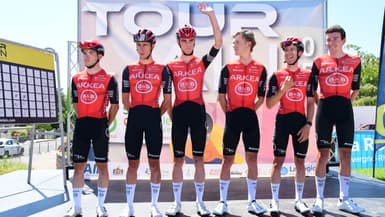 L'équipe Arkéa-B&B Hotels sur le Tour de l'Ain, 7 août 2025
