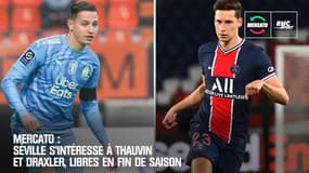 Mercato : Séville s'intéresse à Thauvin et Draxler, libres en fin de saison