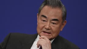 Le ministre chinois des Affaires étrangères Wang Yi le 7 mars 2024 à Pékin 