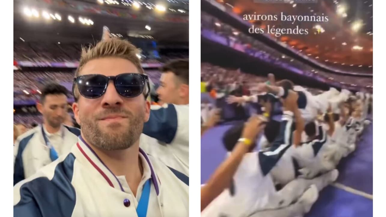 Les stories du plongeur français Alexis Jandard depuis le Stade de France à la cérémonie de clôture des JO. Les stories du plongeur français Alexis Jandard depuis le Stade de France à la cérémonie de clôture des JO.