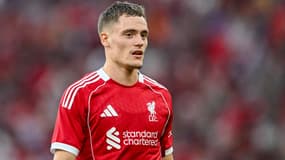 Florian Wirtz lors du match amical entre Liverpool et l'Athletic Bilbao, le 4 août 2025.