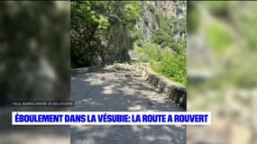 Eboulement sur la route de la Vésubie: la circulation rouverte depuis 17h 