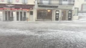 Un orage de grêle sur Biarritz - Témoins BFMTV