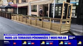 Paris: les terrasses éphémères désormais pérennisées sept mois par an