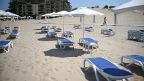 Les plages de sable de la station balnéaire bulgare Sunny Beach, le 16 juillet 2020 (photo d'illustration).