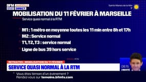 Mobilisation du 11 février: service très peu perturbé à la RTM