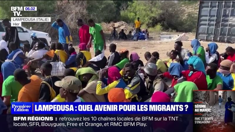 Que vont devenir les 6000 migrants, arrivés sur l'île italienne de Lampedusa?