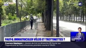 Île-de-France: faut-il immatriculer les vélos et les trottinettes?